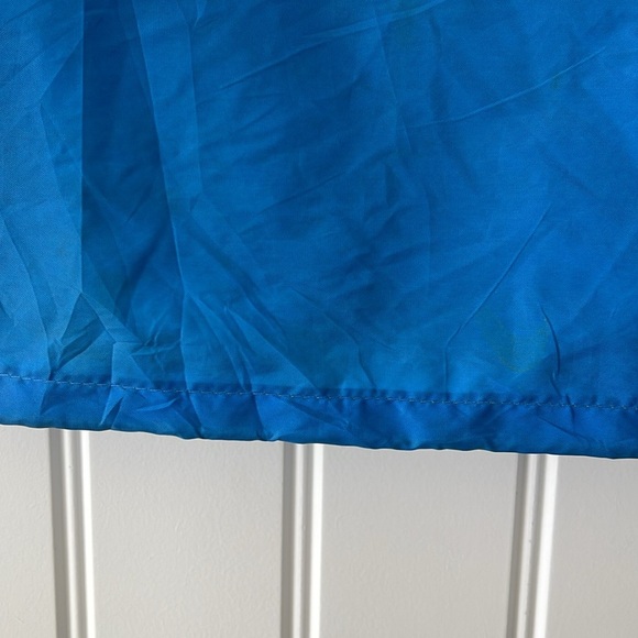 K-Way women's Blue 1/4 Zip Rain Jacket Size 4 - Picture 3 of 10